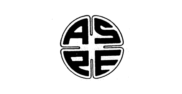 Premier logo de l'association intermédiaire ASPE à Bordeaux